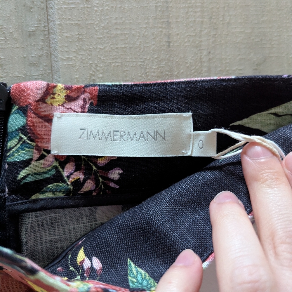 Zimmermann Floral Black Pants - Picture 3 of 4